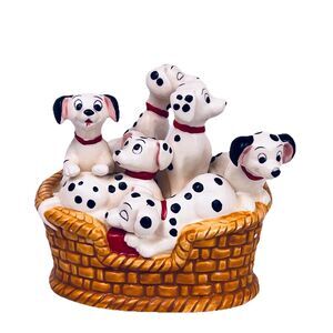 Walt Disney's 101 Dalmatians "Play Mates" Music Box Made by Schmid - Not Working